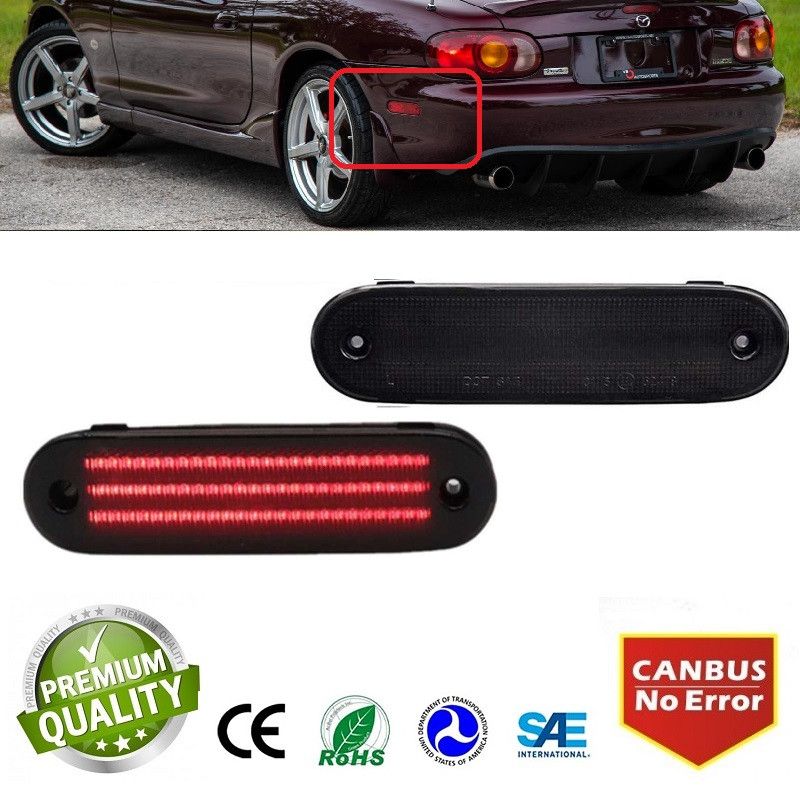 LED SIJALICE, BOCNI MARKERI NA BRANIKU - ZADNJI (SMOKE LENS) - MAZDA PL2201C89 Beograd Zemun